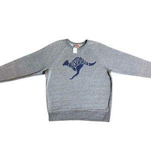 Homage Gray Australia Kangaroo Sweatshirt Medium